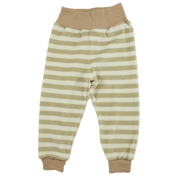 Minimundus midjebyxor 100% ekologisk färgväxande bomullsvelour Coloured by Nature grön natur