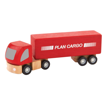 Långtradare av gummiträ PlanToys