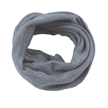 Tubhalsduk 100% ekologisk merinoull barn grå