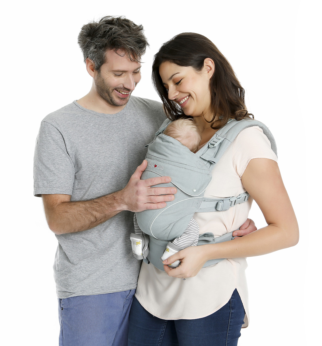 Ekologisk bärsele Flexia ljusgrå Babylonia