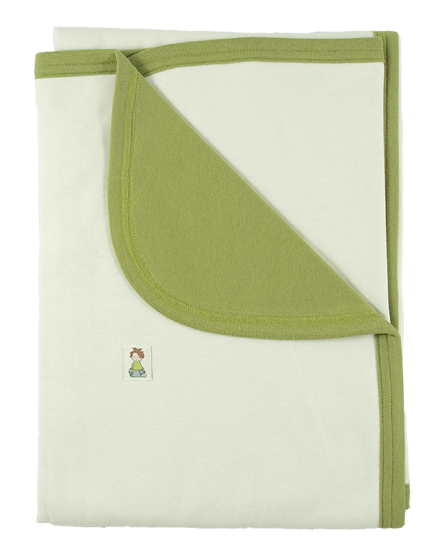 24060 Minimundus babyfilt 100% ekologisk bomull ekologiskt färgad grön natur Minimundus babyfilt 100% ekologisk bomull ekologiskt färgad grön natur