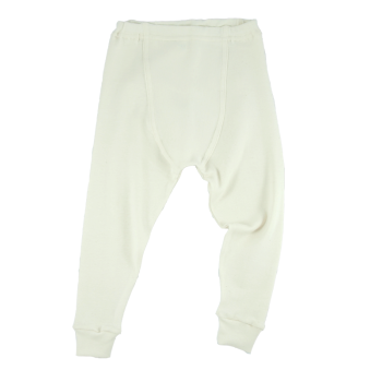 Minmundus midjebyxor av 100% ekologisk bomull naturvit