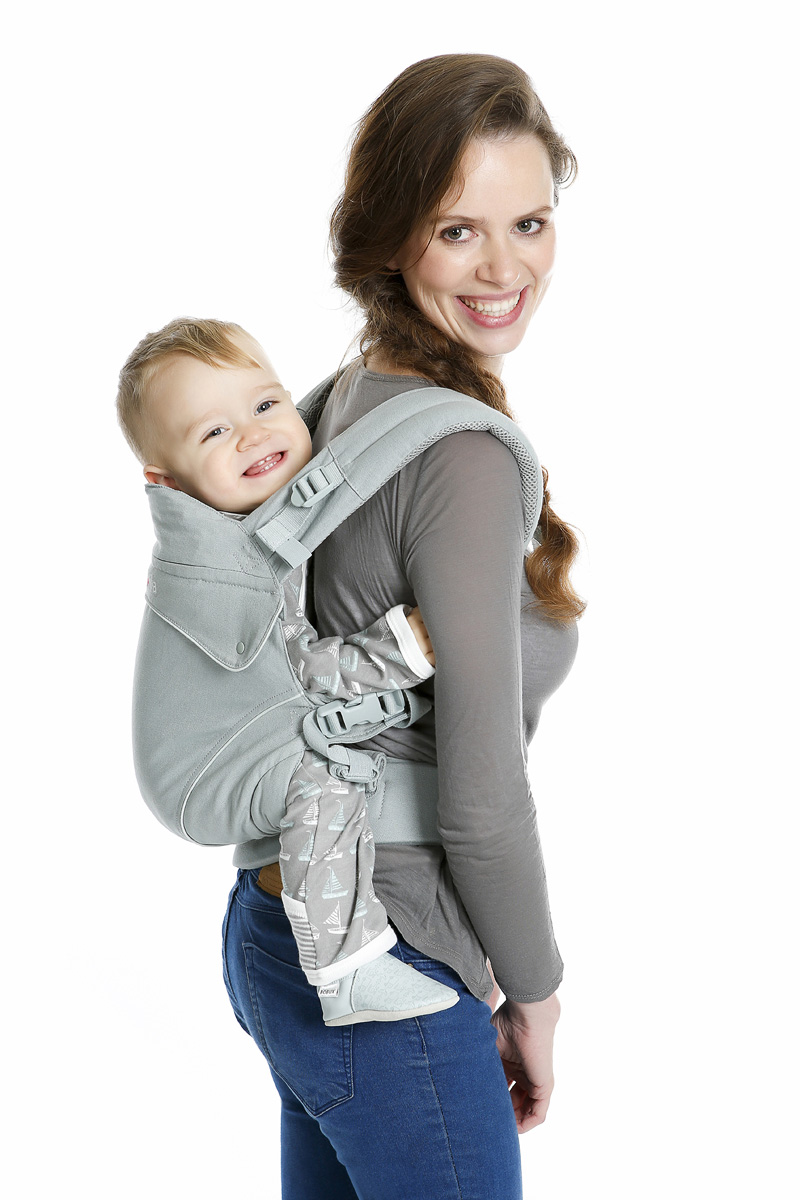 Ekologisk bärsele Flexia ljusgrå Babylonia