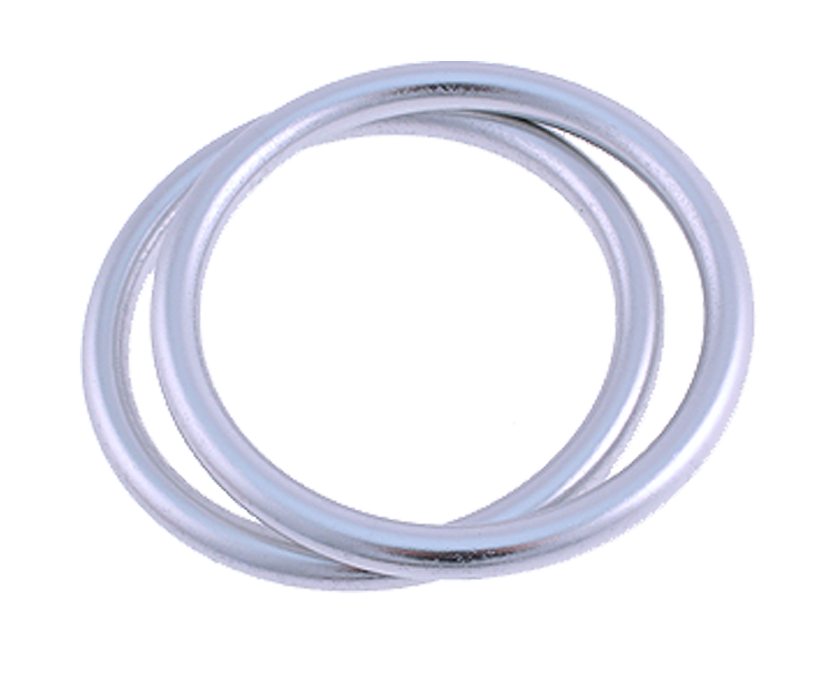 20016 Metallringar till ringsjal silverfärgade Metallringar till ringsjal silverfärgade