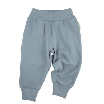 Tim&Teja babyjogging byxor 100% ekologisk bomull ekofärgad grå