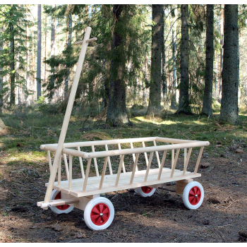 Skrinda av trä för barn svensk furu tillverkad i Sverige