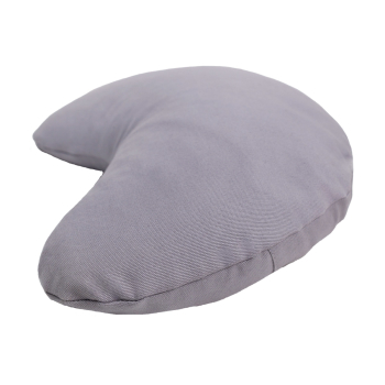 Ekologisk amningskudde, amningspuff fylld med boveteskal grå