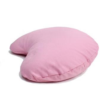 Ekologisk amningskudde, amningspuff fylld med boveteskal rosa