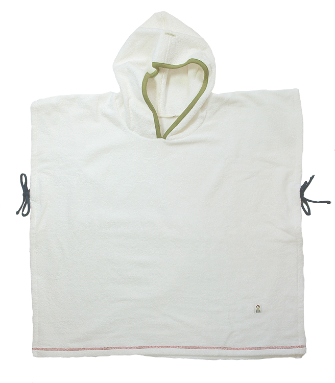 48044 Minimundus badponcho barn 100% ekologisk bomullsfrotté oblekt med kanter i ekobomull glada färger Minimundus badponcho barn 100% ekologisk bomullsfrotté oblekt med kanter i ekobomull glada färger