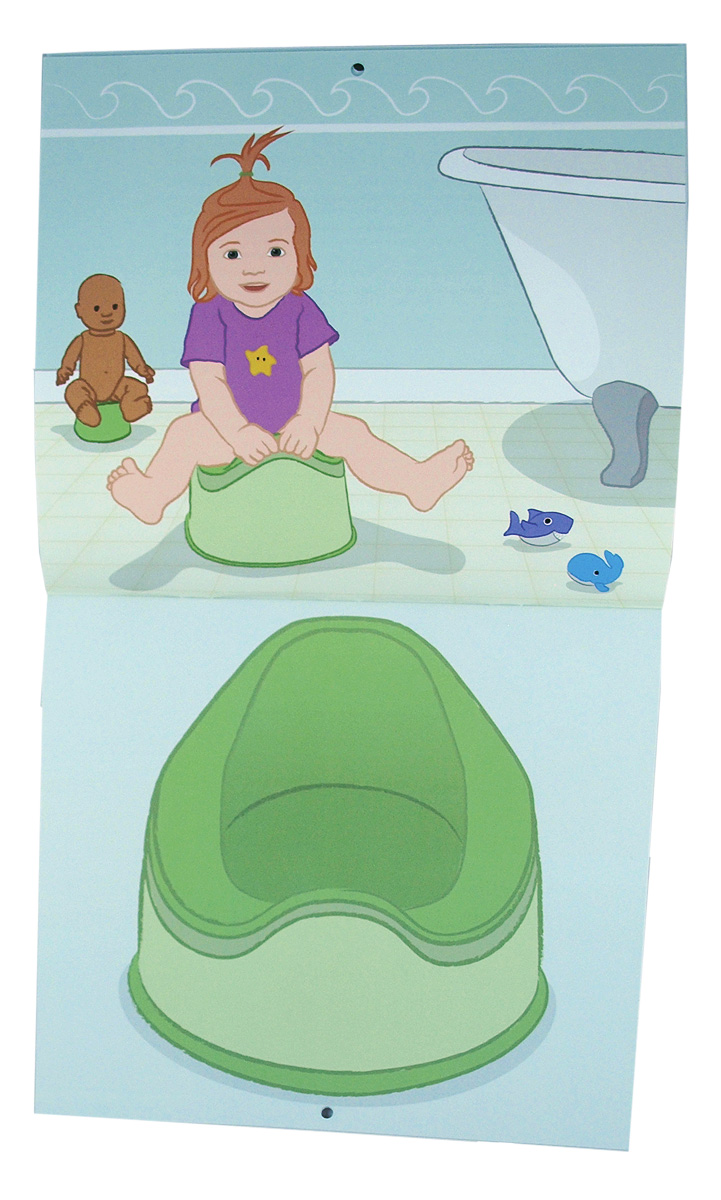 Bok Pottkalendern Blöjfri med klistermärken