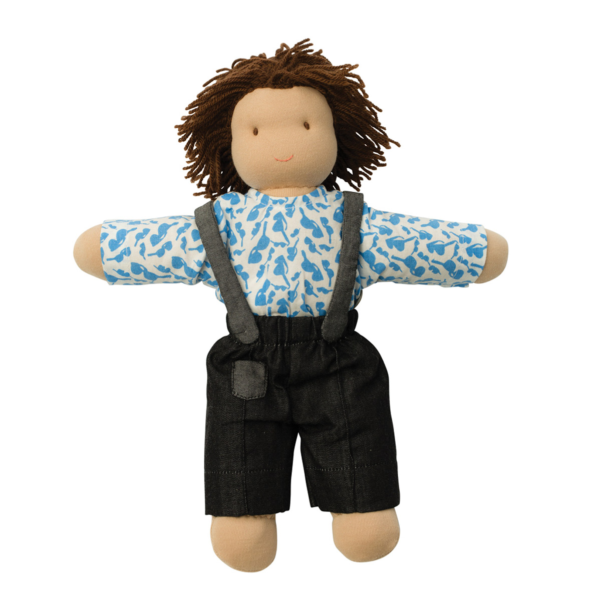 55098 Ekologisk waldorfdocka Oliver 30 cm stoppad med ull Hoppa Ekologisk waldorfdocka Oliver 30 cm stoppad med ull Hoppa
