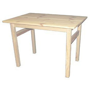 Barnbord av svensk furu obehandlat 64x44x46,5 cm