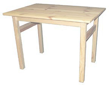 56012 Barnbord av svensk furu obehandlat Barnbord av svensk furu obehandlat 64x44x46,5 cm