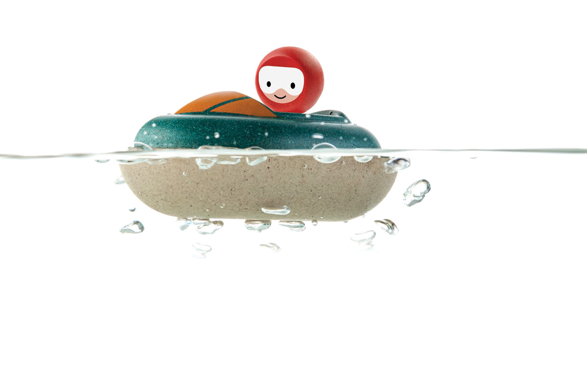 Badbåt Speedboad Plantoys PlanWood