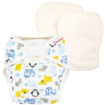 One size blöja snowland PUL-skal och inlägg ImseVimse