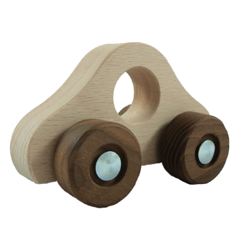 träbil naturell bok/ask GOKI