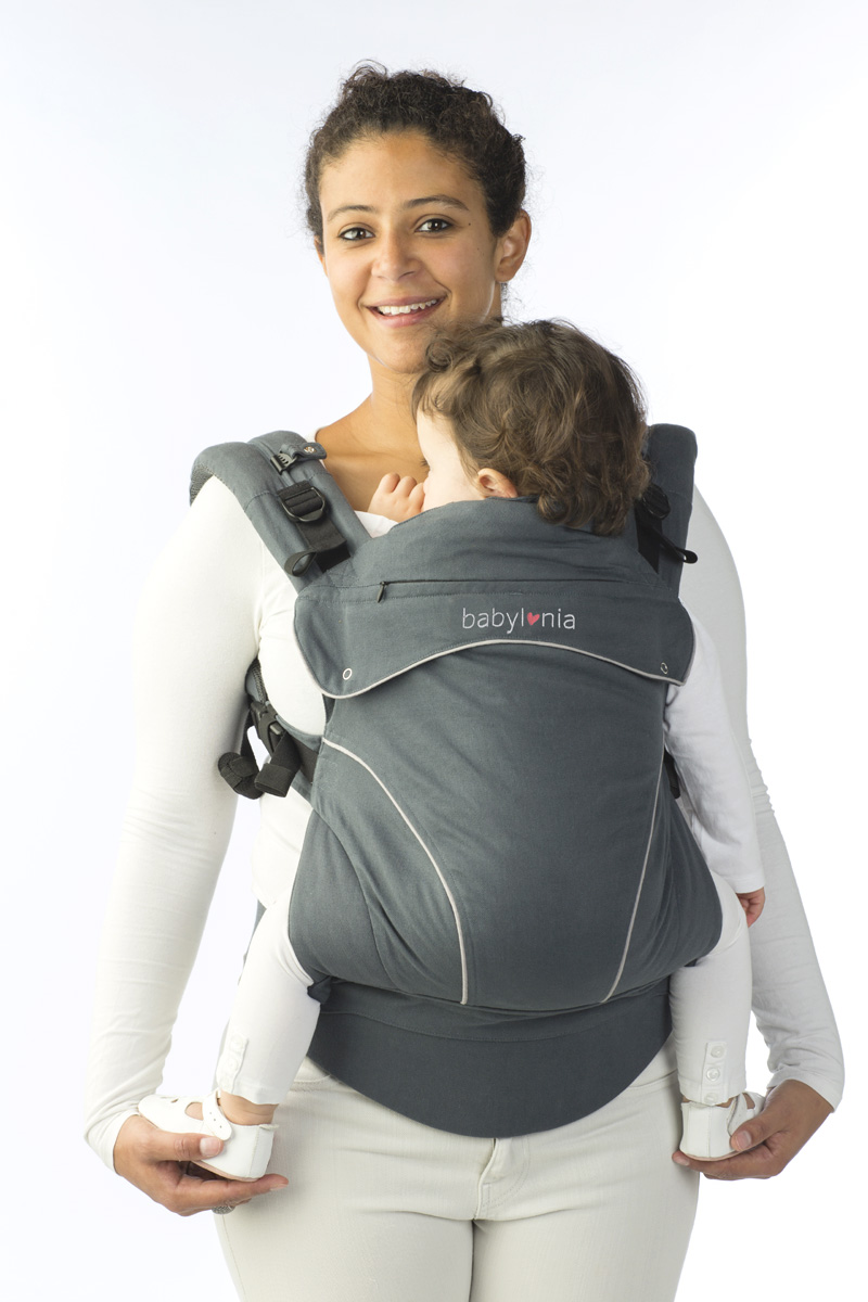 Ekologisk bärsele Flexia mörkgrå Babylonia