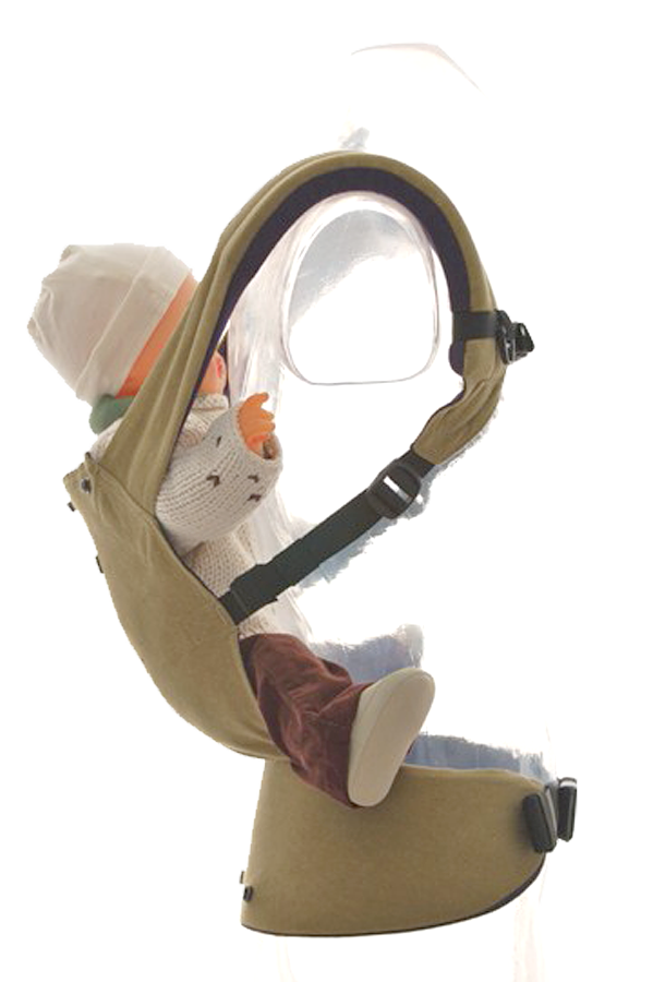 Patapum baby bärsele khaki