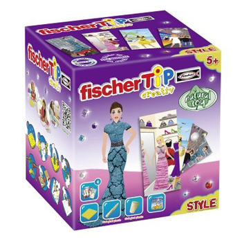 FischerTip ekologiska byggbitar av potatisstärkelse Style Box