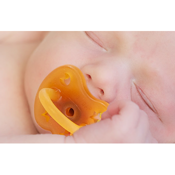 Napp av naturgummi ortodontisk naturell 0-3 mån Heveababy