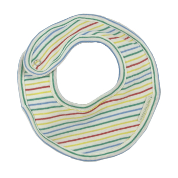 Minimundus dregglis rund 100% ekologisk bomull glada ränder