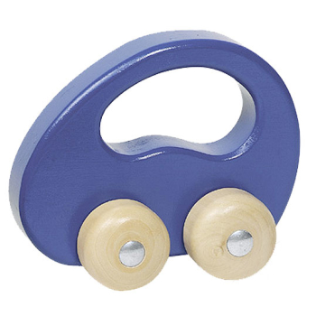 Leksaksbil av trä GOKI blå