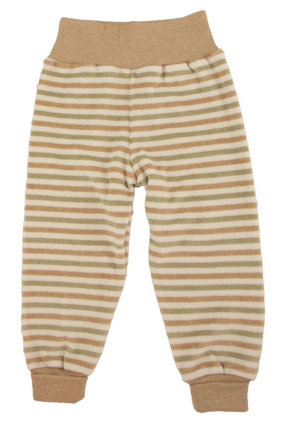 Minimundus baby midjebyxor velour av 100% Coloured by Nature