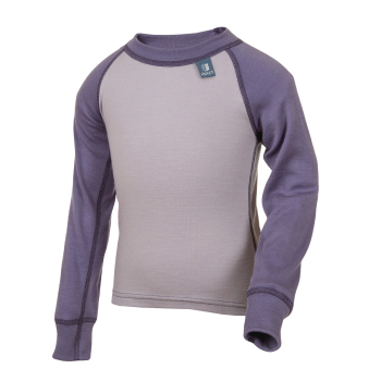 Janus Riddar Slitstark ulltröja 100% merinoull rosa/lila