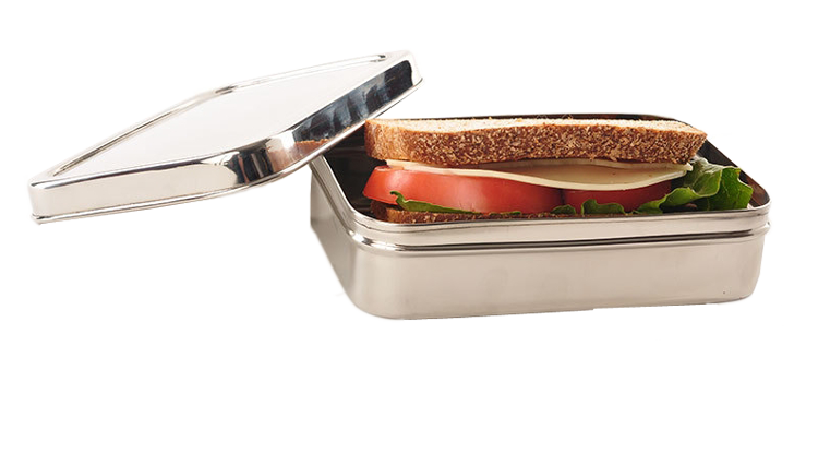 72003 ECOLunchbox solo rektangle rostfri 850ml ECOLunchbox matlåda Solo Rektangle rostfritt stål 850 ml