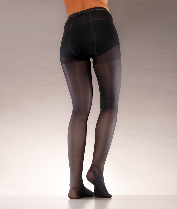 Stödstrumpbyxor Mama gravid nylon svart Mabs