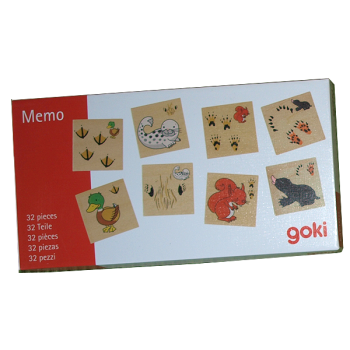 Tracking Memo para ihop djuret och dess spår GOKI