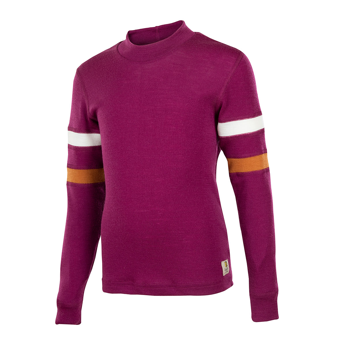 JanusGO tröja junior av 100% merinoull, lila