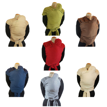 Minimundus bärsjal 100% ekologisk bomull, ekologiskt färgad, flera färger 4,7