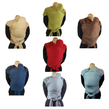 Minimundus bärsjal 100% ekologisk bomull, ekologiskt färgad, flera färger 5,5