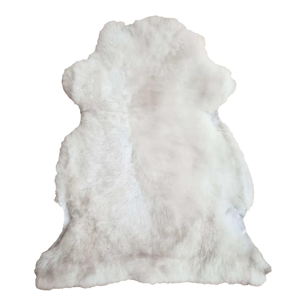 Lammskinn till barnvagn vit/ljusbrun melerad