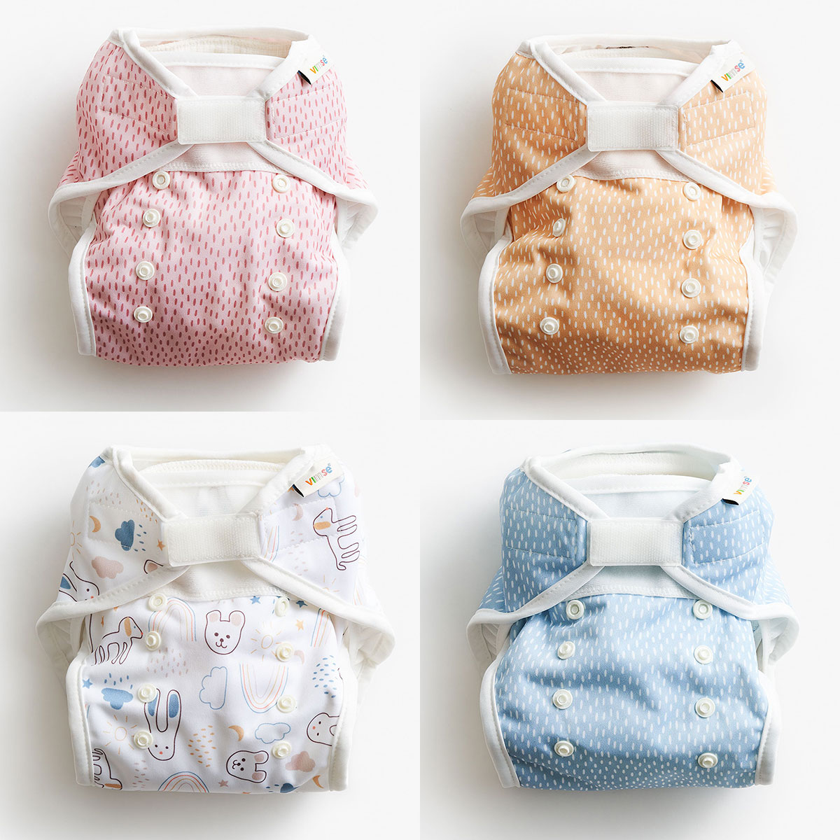 30036 Vimse AI2 onesize PUL-skal blöjbyxa flera färger/mönster Vimse AI2 onesize PUL-skal blöjbyxa flera färger/mönster