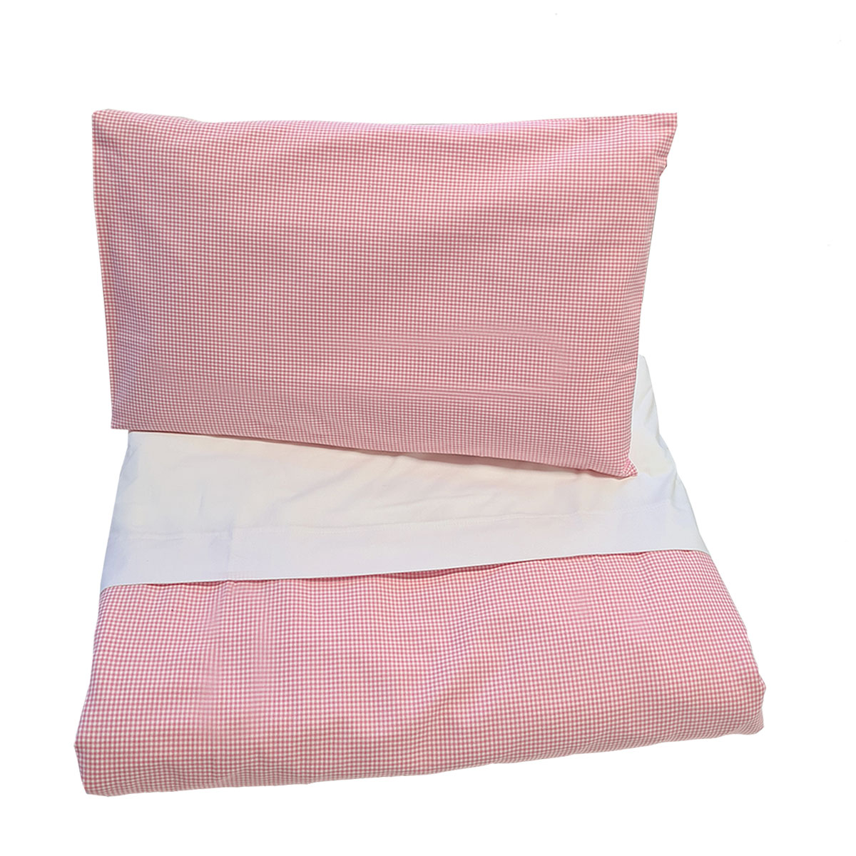 23043 Minimundus påslakanset spjälsäng 100% ekologisk bomull rosarutigt Minimundus påslakanset spjälsäng 100% ekologisk bomull rosarutigt