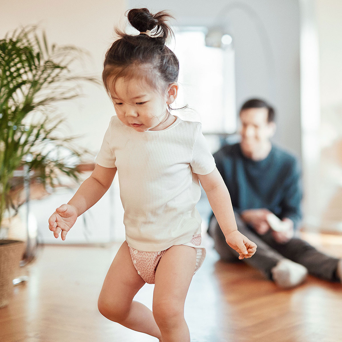 Vimse AI2 onesize PUL-skal blöjbyxa Yellow Sprinkl