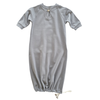 Sovpåse av ekologisk bomull, ekologiskt färgad, grå