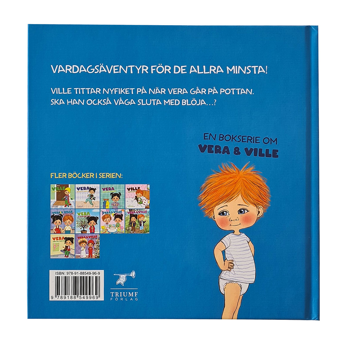 Bok: Ville går på pottan 0-3 år Triumf Förlag