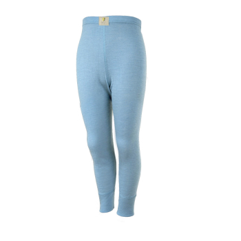 Janus DesignWool junior långkalsonger 100% merinoull blå