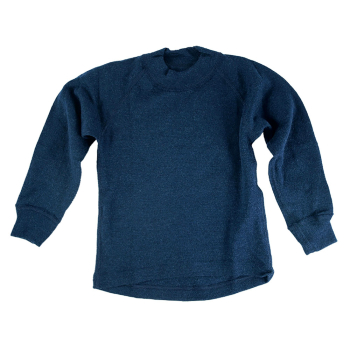 Minimundus ulltröja barn 100% merinoull marinblå