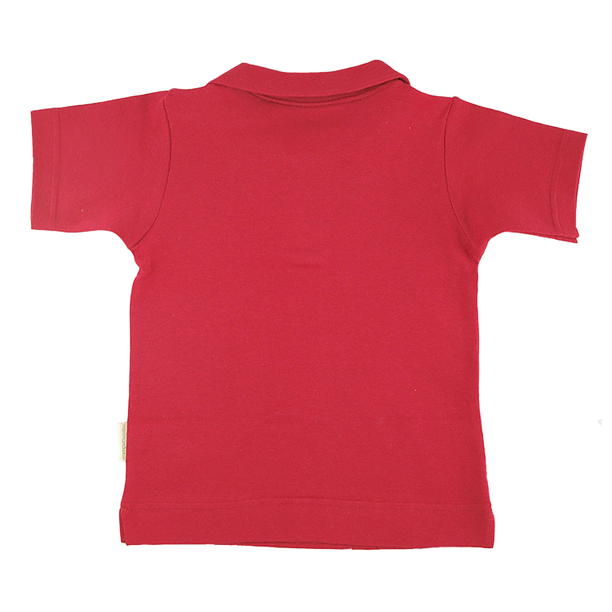 Tim&Teja pikétröja 100% ekologisk bomull ekologiskt färgad röd