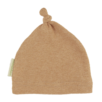 Minimundus babymössa BB-luva 100% ekologisk bomull färgväxande Colorganic brun