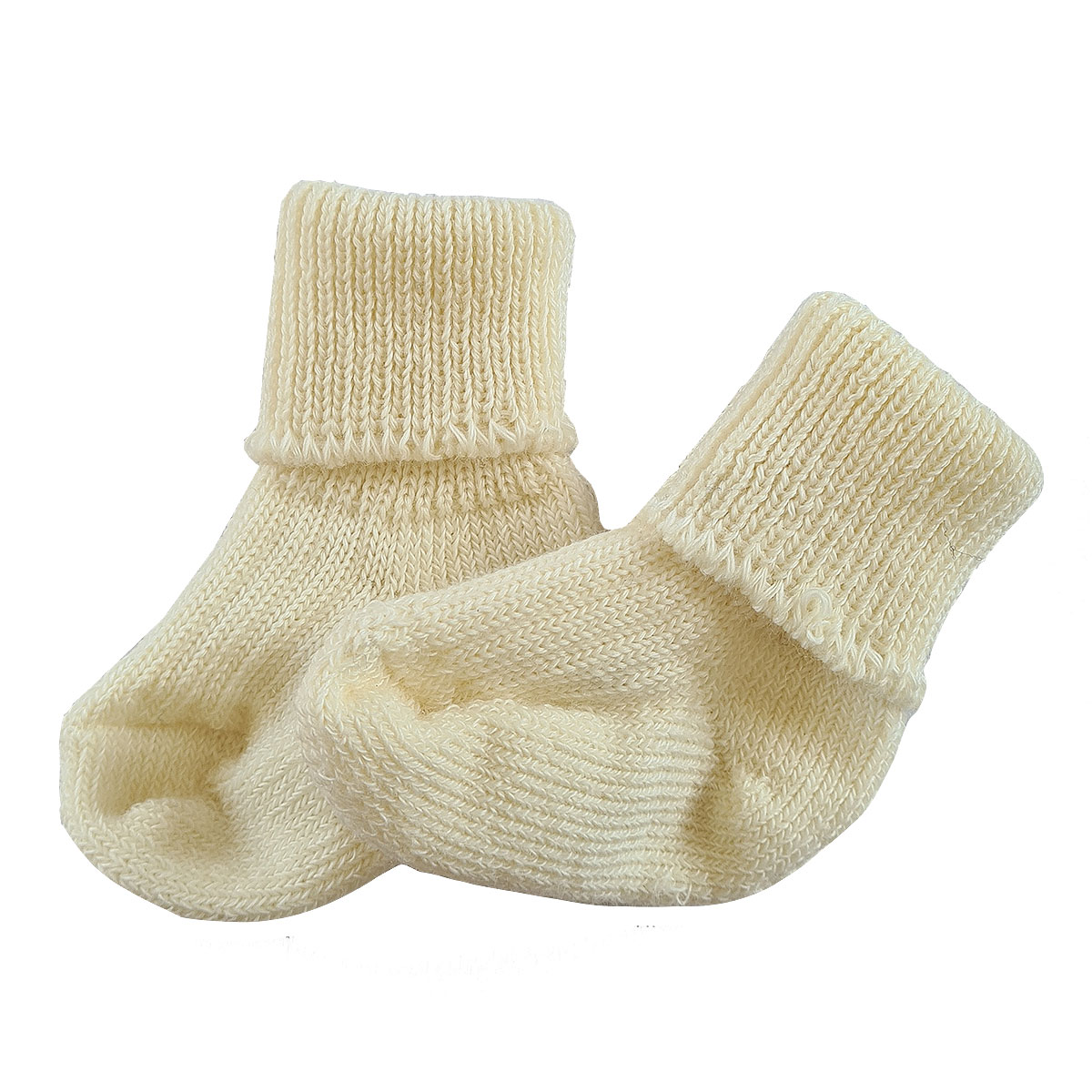 47092 Minimundus babystrumpor storlek 15-17 av 100% merinoull ullvita Minimundus babystrumpor storlek 15-17 av 100% merinoull ullvita