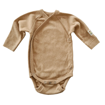 Omlottbody av färgväxande ekologisk bomull Coloured by Nature Foxfibre naturbrun