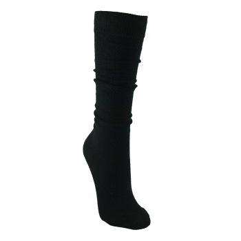 Minimundus tunna knästrumpor av merinoull svarta