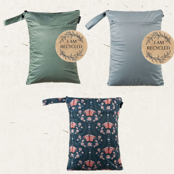 Eco Mini PUL-påse/wet bag Medium med två fack 3 färger