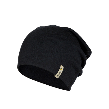 Janus beanie mössa vuxen 100% merinouoll mjuk och stretchig svar