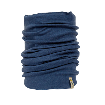 Janus tubhalsduk vuxen 100% merinouoll mjuk och stretchig blå